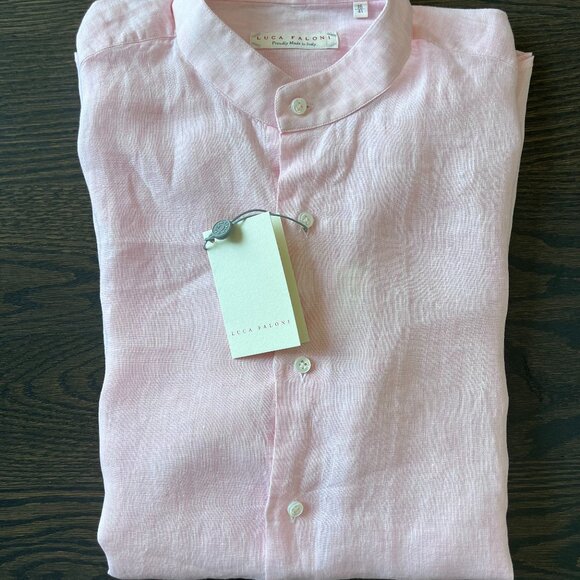 Luca Faloni Versilia Linen Shirt - Picture 1 of 6